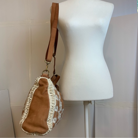 Anthropologie Miss Albright Specialty Leather Embroidered Crossbody Bag - Picture 12 of 16